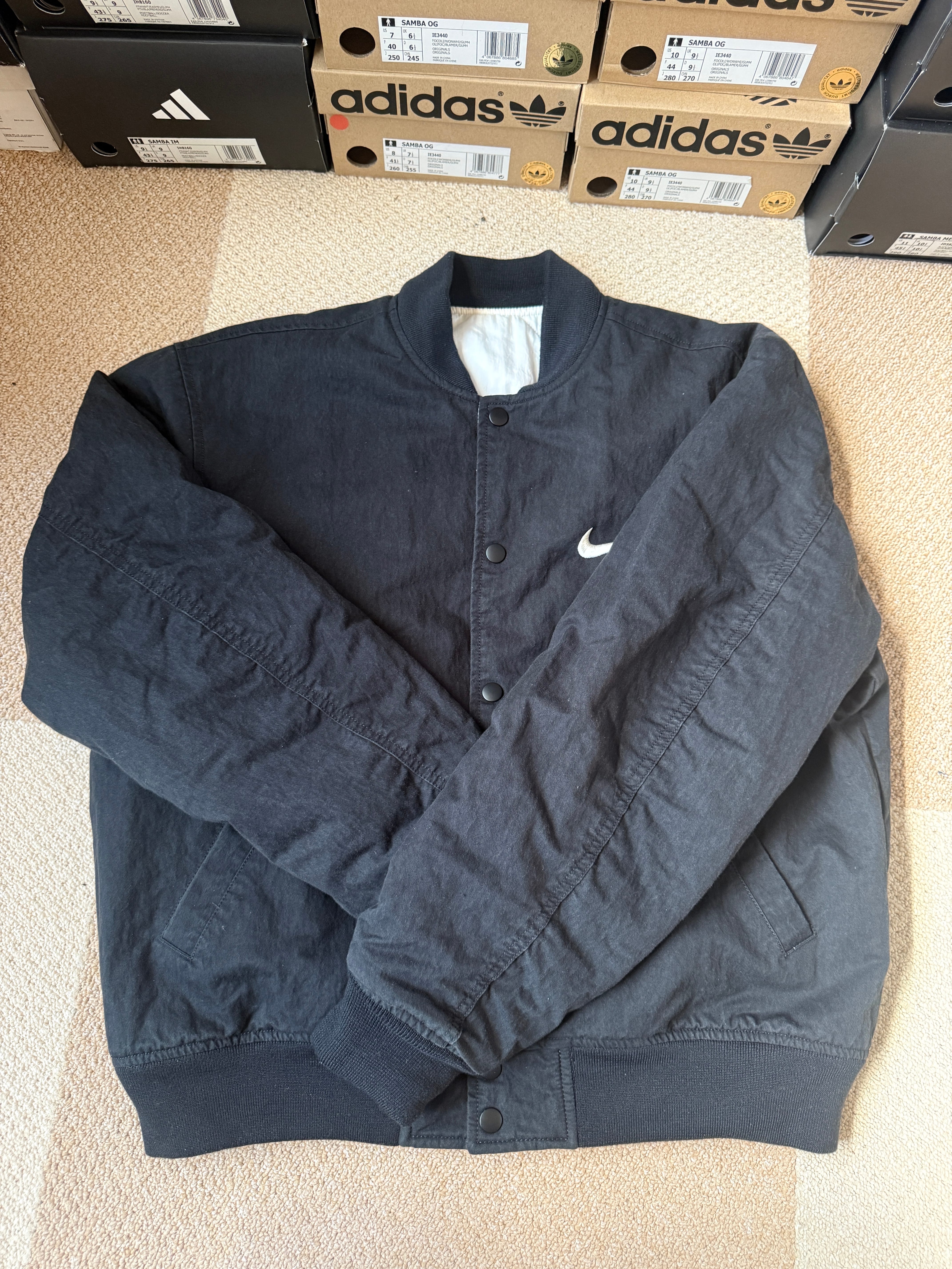 Nike x Stussy Reversible Jacket "Black"