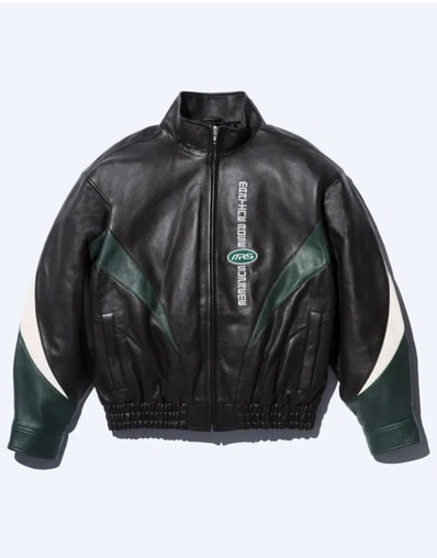 Supreme x Martine Rose Leather Jacket "Black"