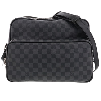 LOUIS VUITTON ルイ・ヴィトン イオ ショルダーバッグ N45252 ダミエグラフィットキャンバス ブラック 【中古】