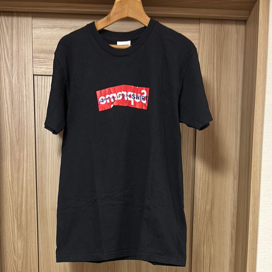 Supreme COMME des GARCONS SHIRT Box Logo Tee "Black"