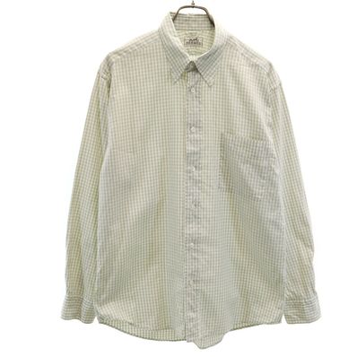HERMES 長袖 ボタンダウンシャツ