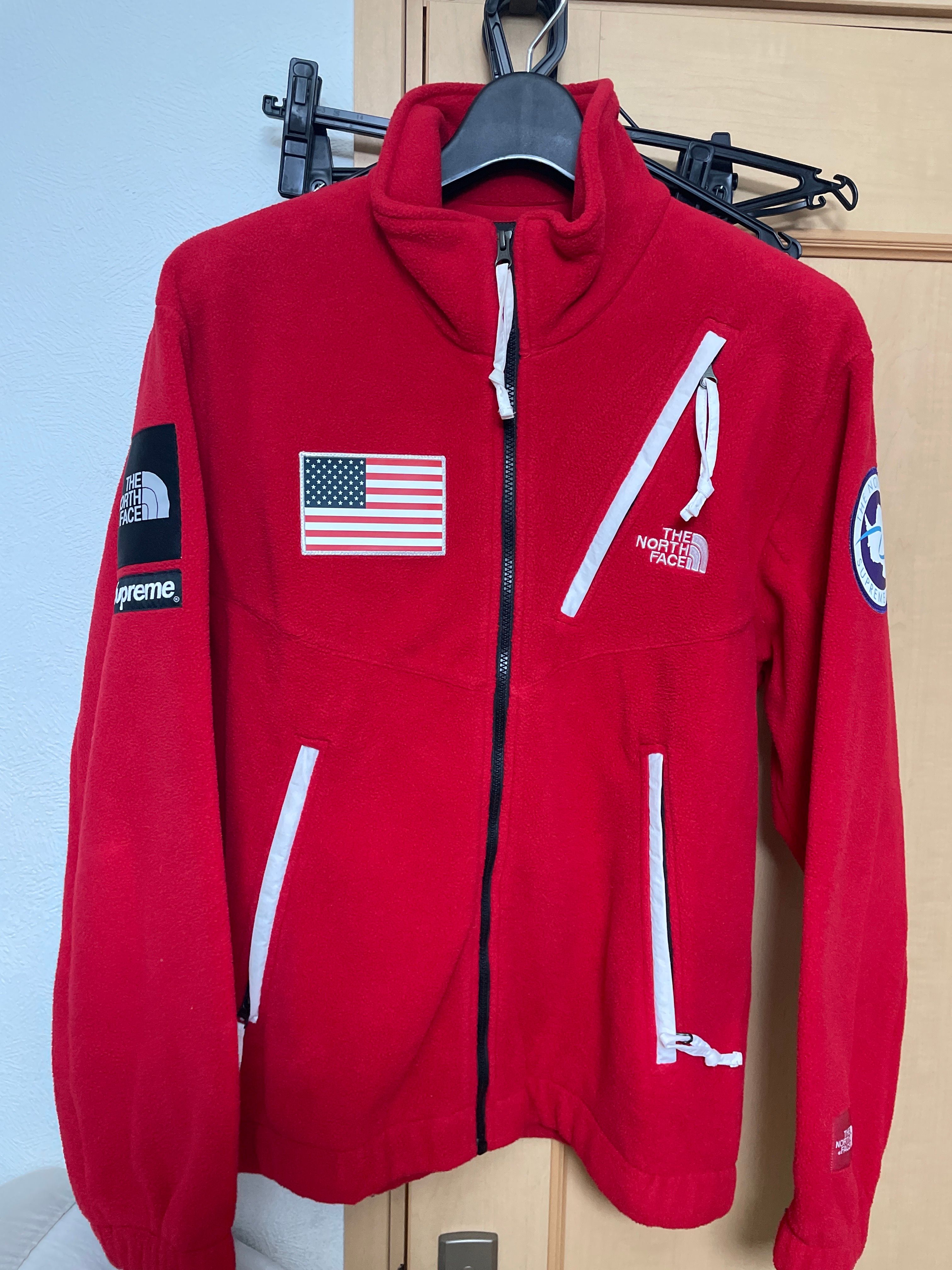 Supreme x The North Face Polartec Fleece Jacket "Red"