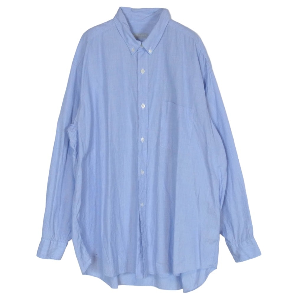 COMME des GARCONS HOMME コムデギャルソンオム HB-050580 80s VINTAGE ARCHIVE ヴィンテージ アーカイブ ボタンダウン 長袖 コットン シャツ ライトブルー系【中古】
