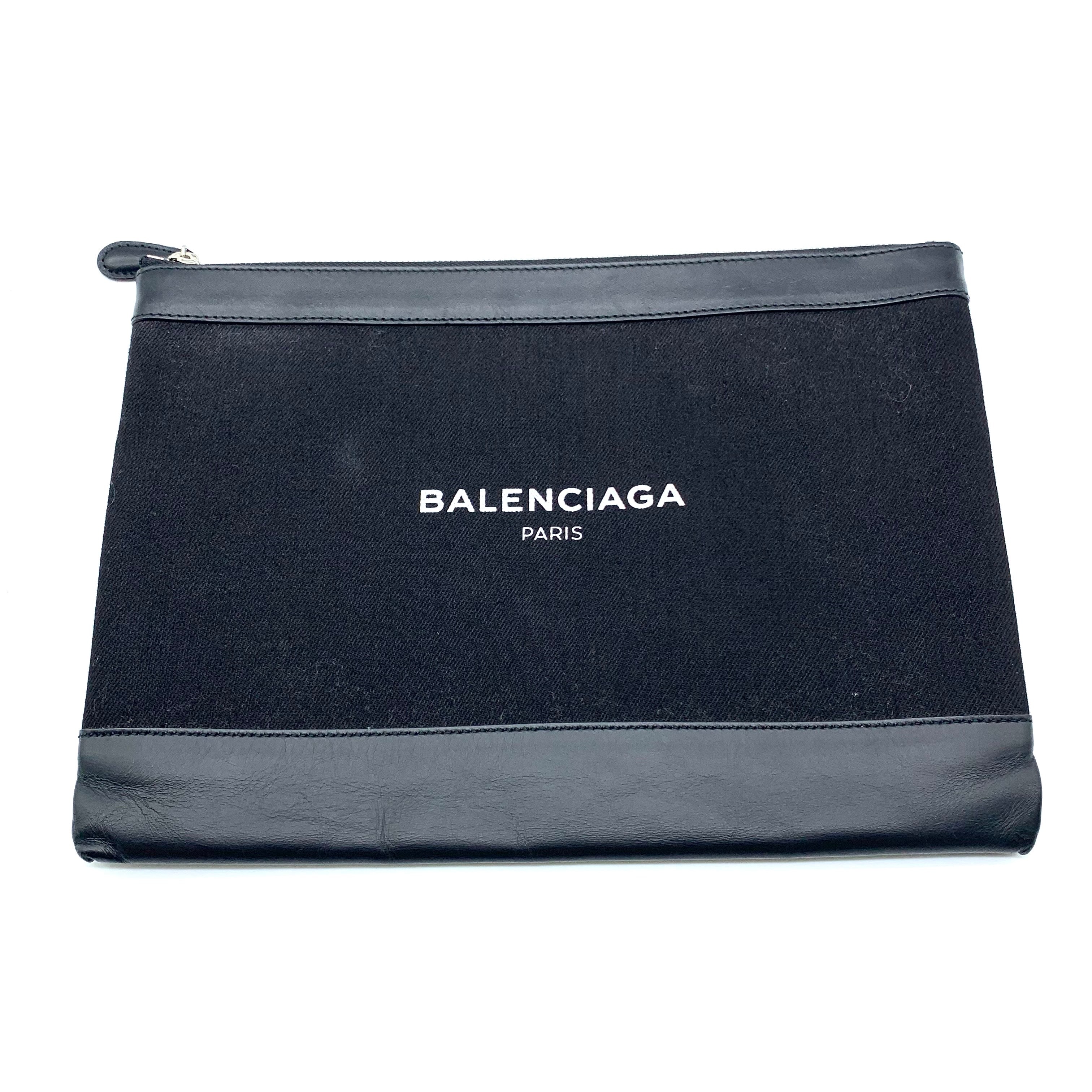 バレンシアガ クラッチバッグ black