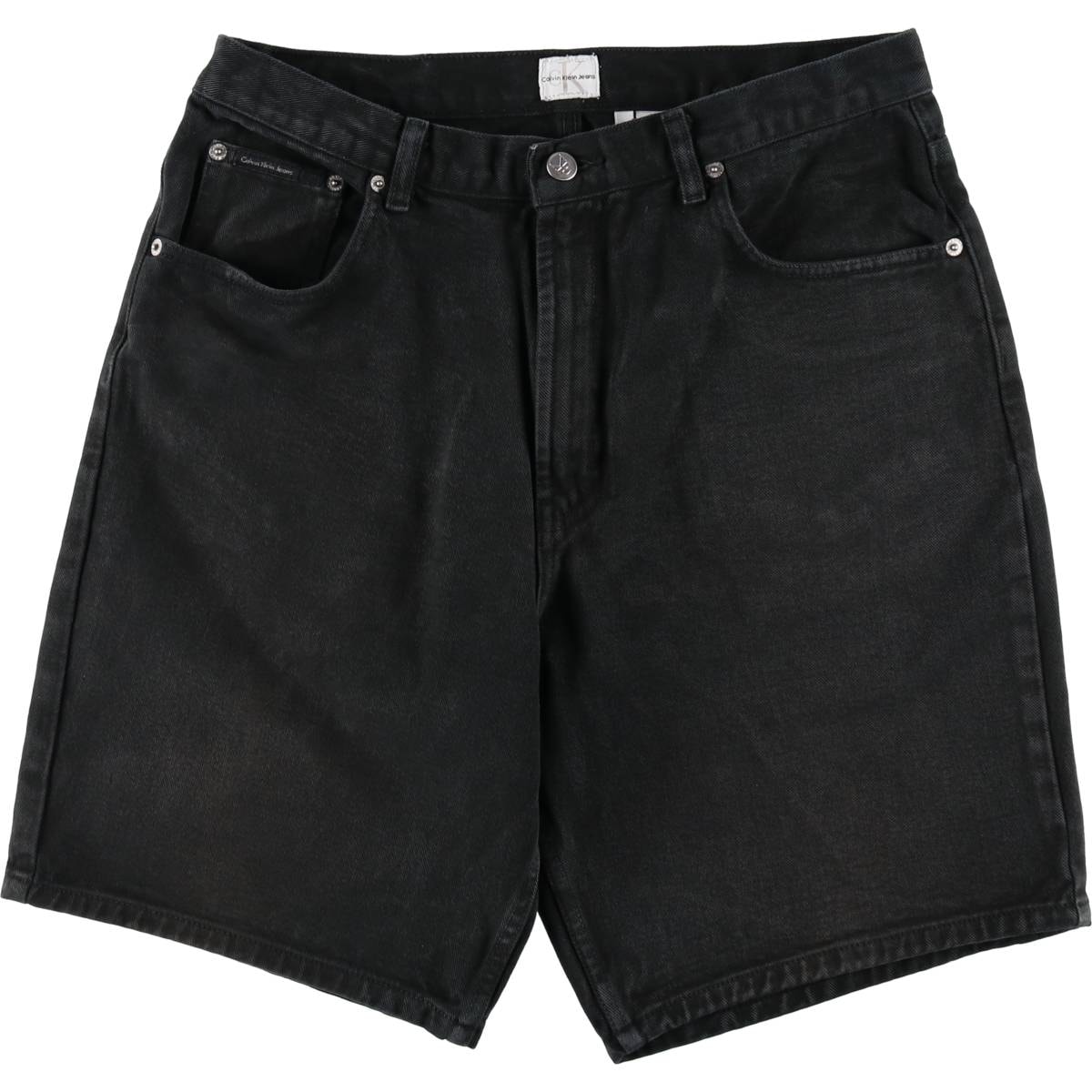古着 90~00年代 カルバンクライン Calvin klein JEANS ブラックデニムショーツ ショートパンツ メンズw32相当 ヴィンテージ/eaa478198