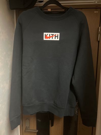 KITH Nike for New York Knicks Fleece Crewneck "Black"