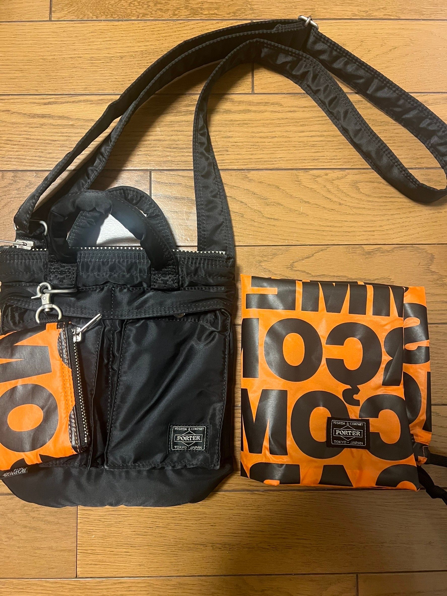ポーター x コムデギャルソン タンカー ヘルメット バッグ (XS) "ブラック" 381-17406