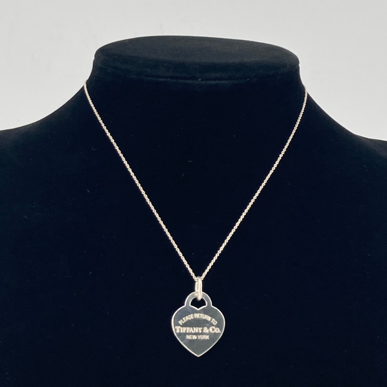 TIFFANY&Co.(ティファニー) リターン トゥ ティファニー  ハート タグ Ag925 ネックレス 7.24g シルバー