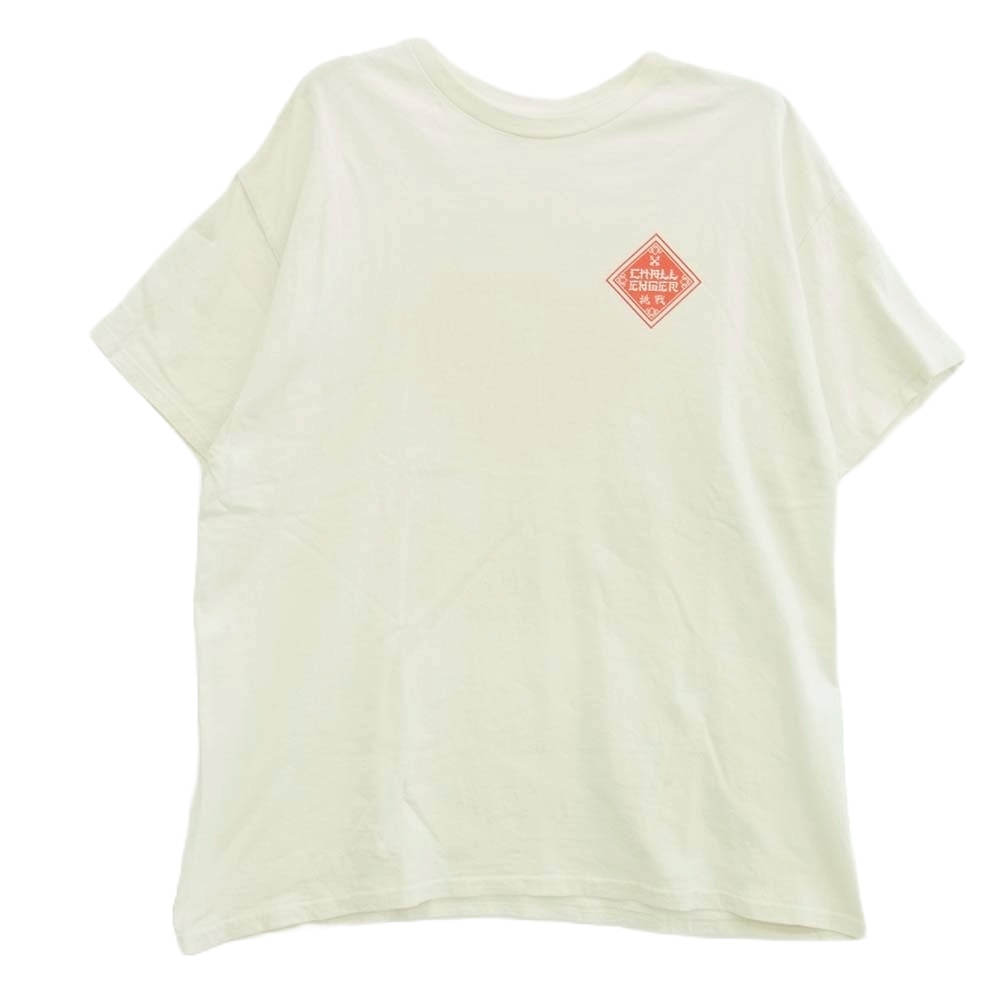 CHALLENGER チャレンジャー Tシャツ CLG-TS 023-040 BD 2023 TOUR TEE 2023年ツアー プリント 半袖 Tシャツ ホワイト系 XL【中古】