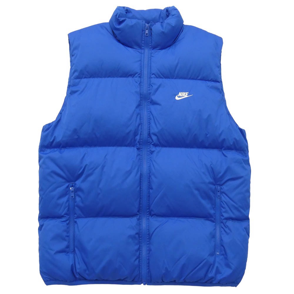 NIKE ナイキ FB7374-480 M CLUB PUFFER VEST 中綿 ベスト ブルー系 M【中古】