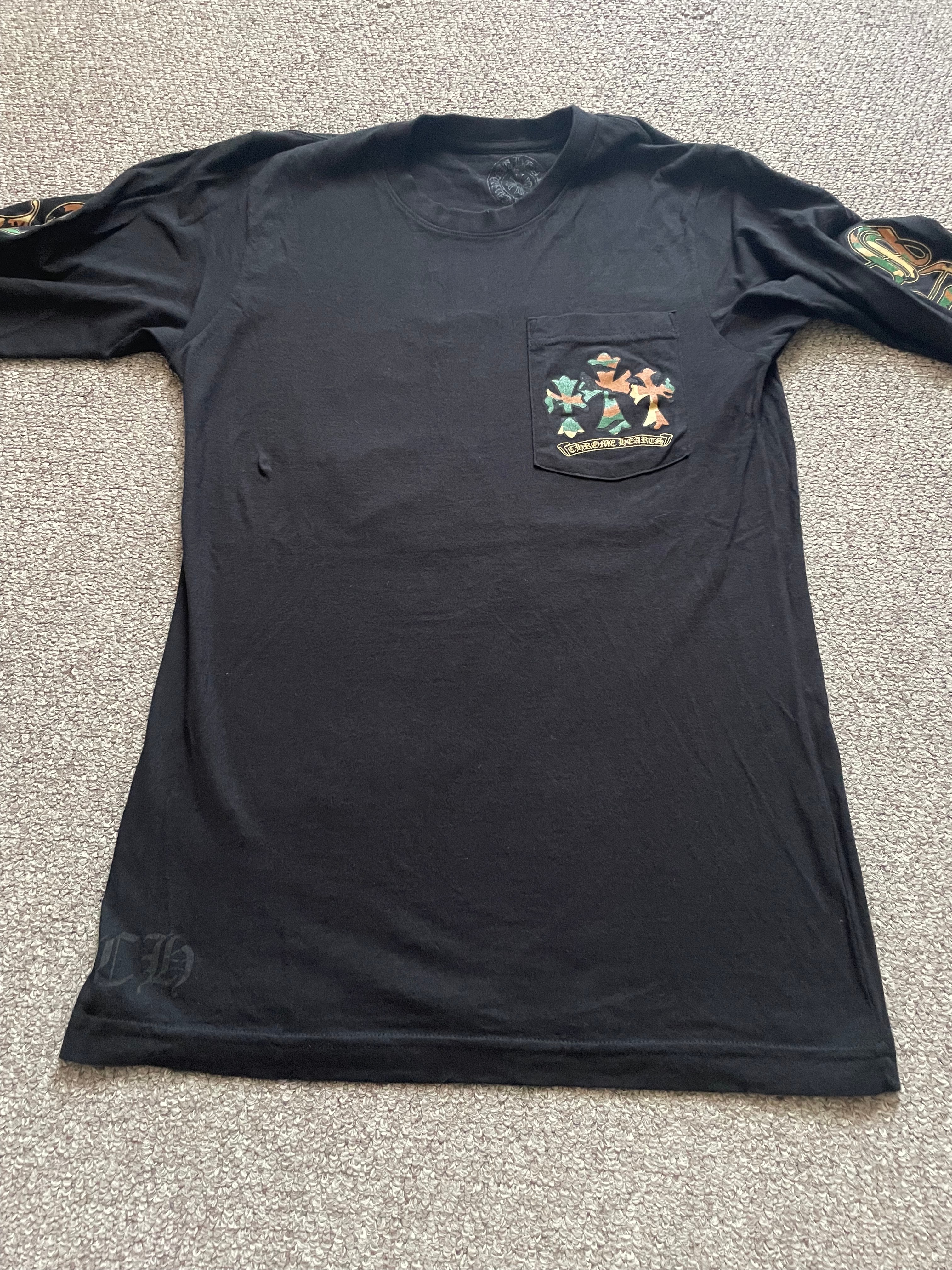 Chrome Hearts Horse Shoe L/S T-Shirt Camouflage "Black"