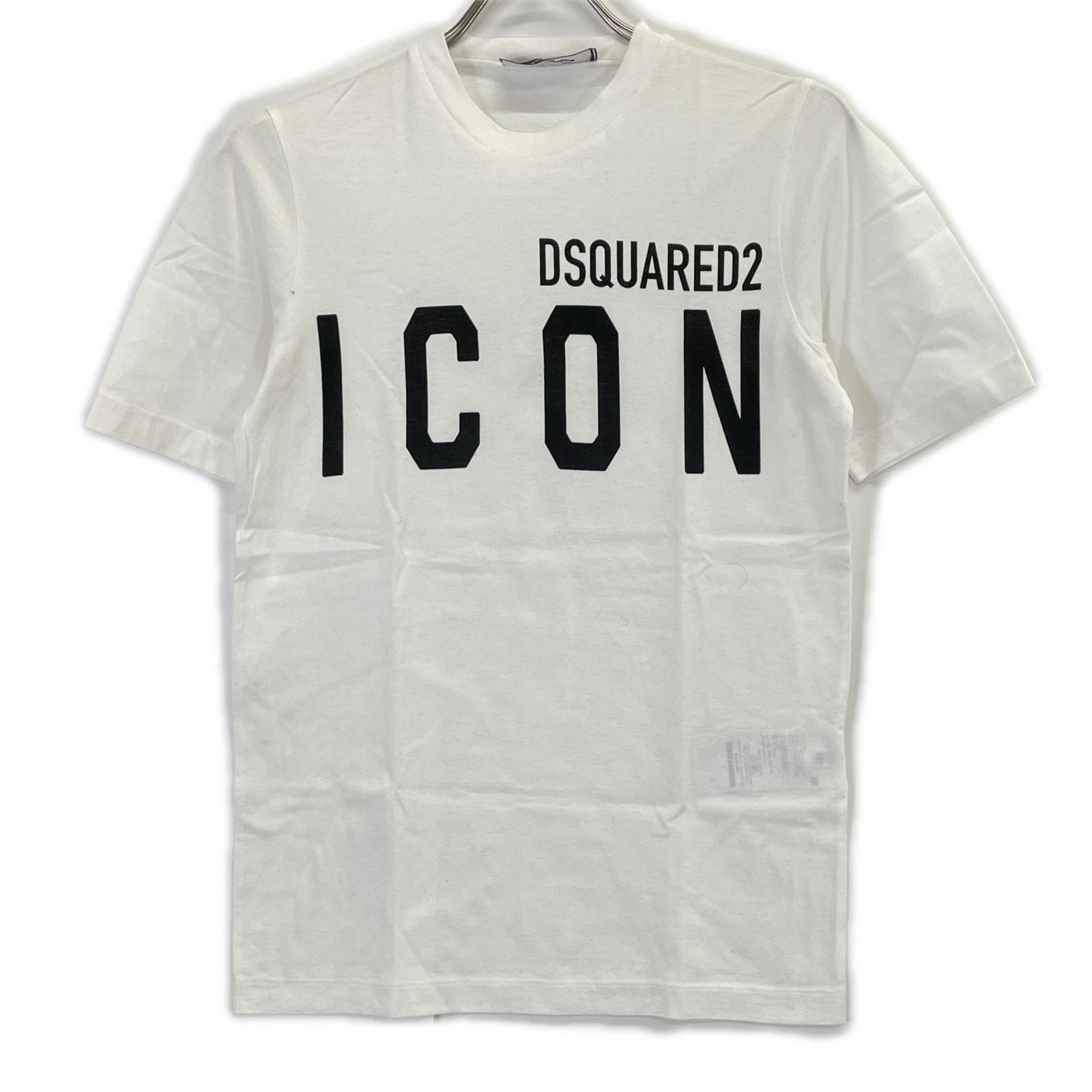 ディースクエアード S80GC0001 20年 Renny Fit ICON アイコン×ロゴプリント 半袖 Tシャツ XXS