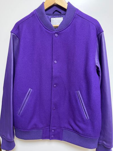 Supreme Motion Logo Varsity Jacket "Purple"