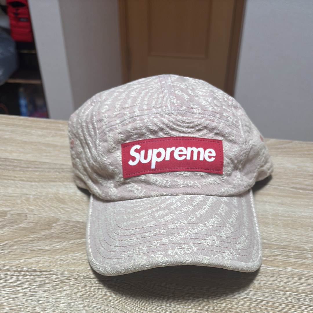 Supreme Circles Jacquard Denim Camp Cap 