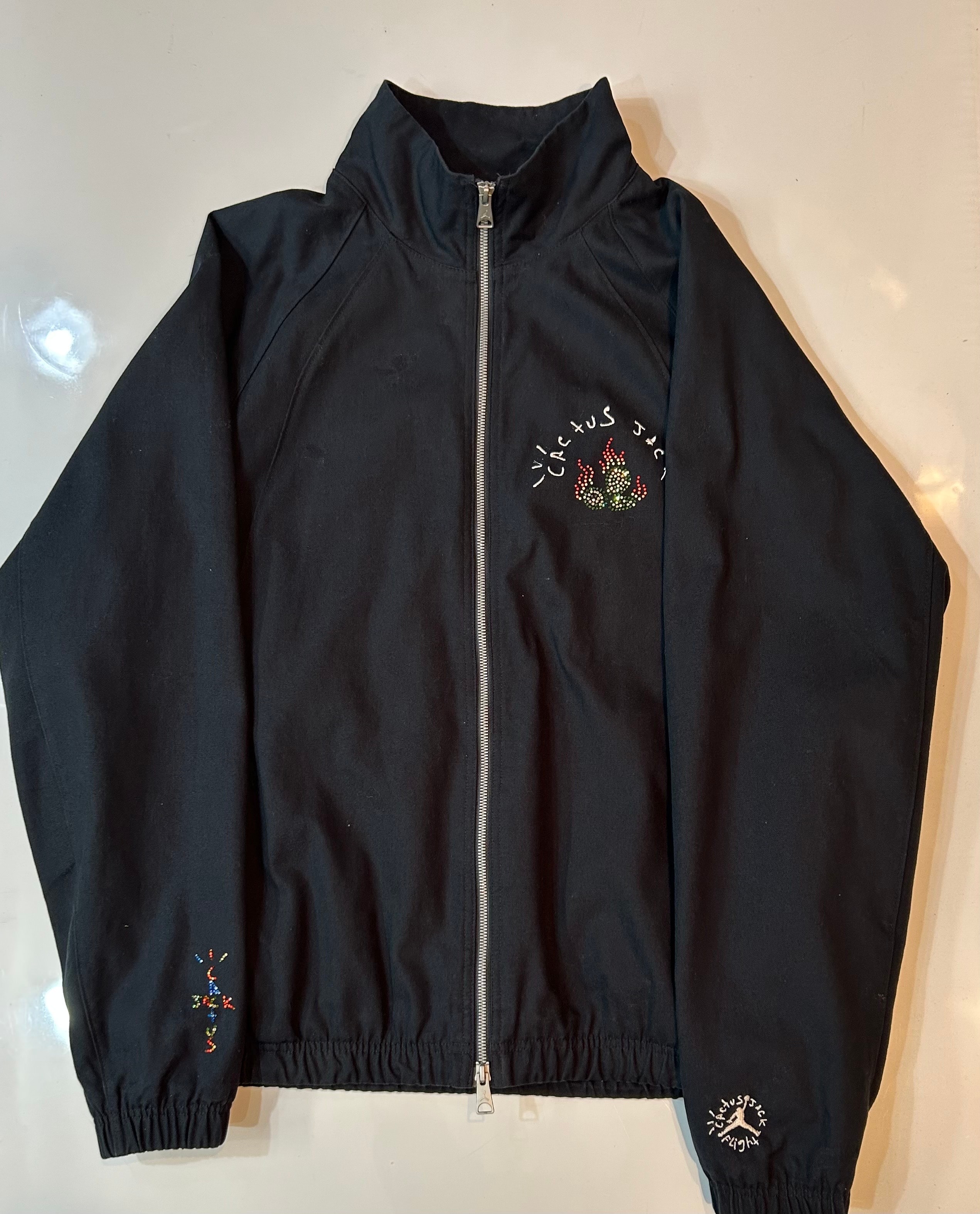 Travis Scott x Air Jordan Brand M J TS WVN JKT "Black"