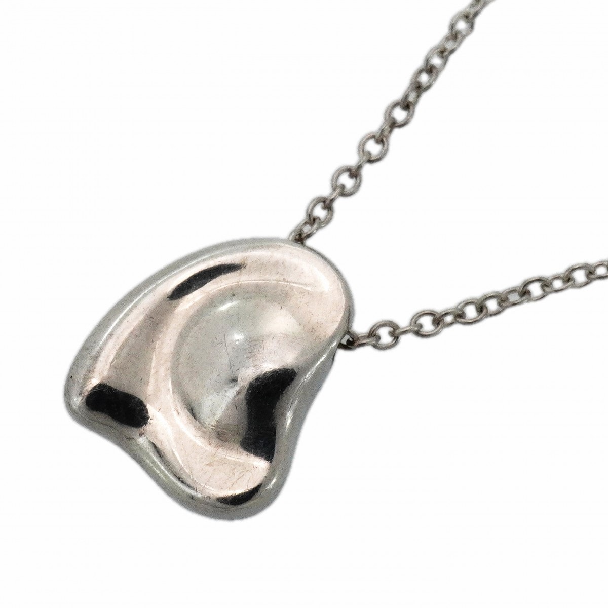 【6jcb0956-k】ティファニー ネックレス フルハート シルバー925【中古】レディース