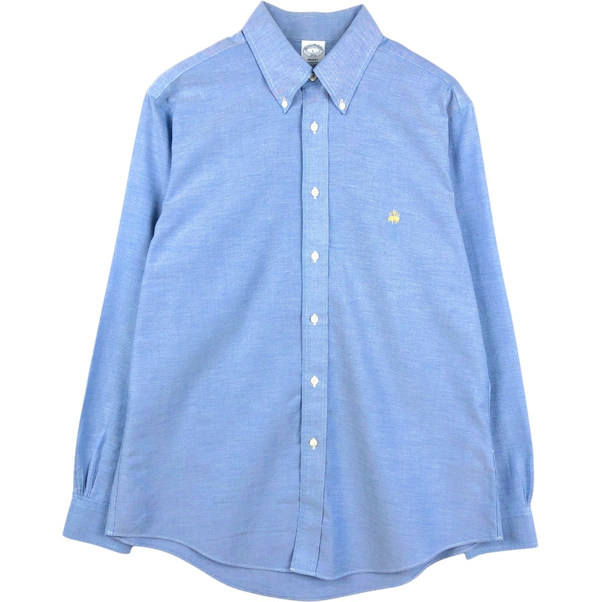古着 ブルックスブラザーズ Brooks Brothers REGENT 長袖 ボタンダウンシャツ メンズL相当/eaa669111