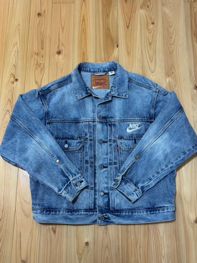 LEVI'S x Nike Denim Trucker Jacket "Light Indigo" 002TM-0000