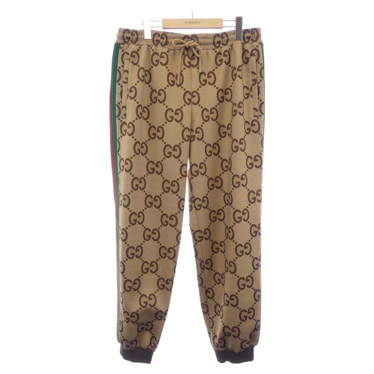 グッチ GUCCI ウェブ ストライプ付き ジャンボ GG ジョギングパンツ 715192 XJETI パンツ