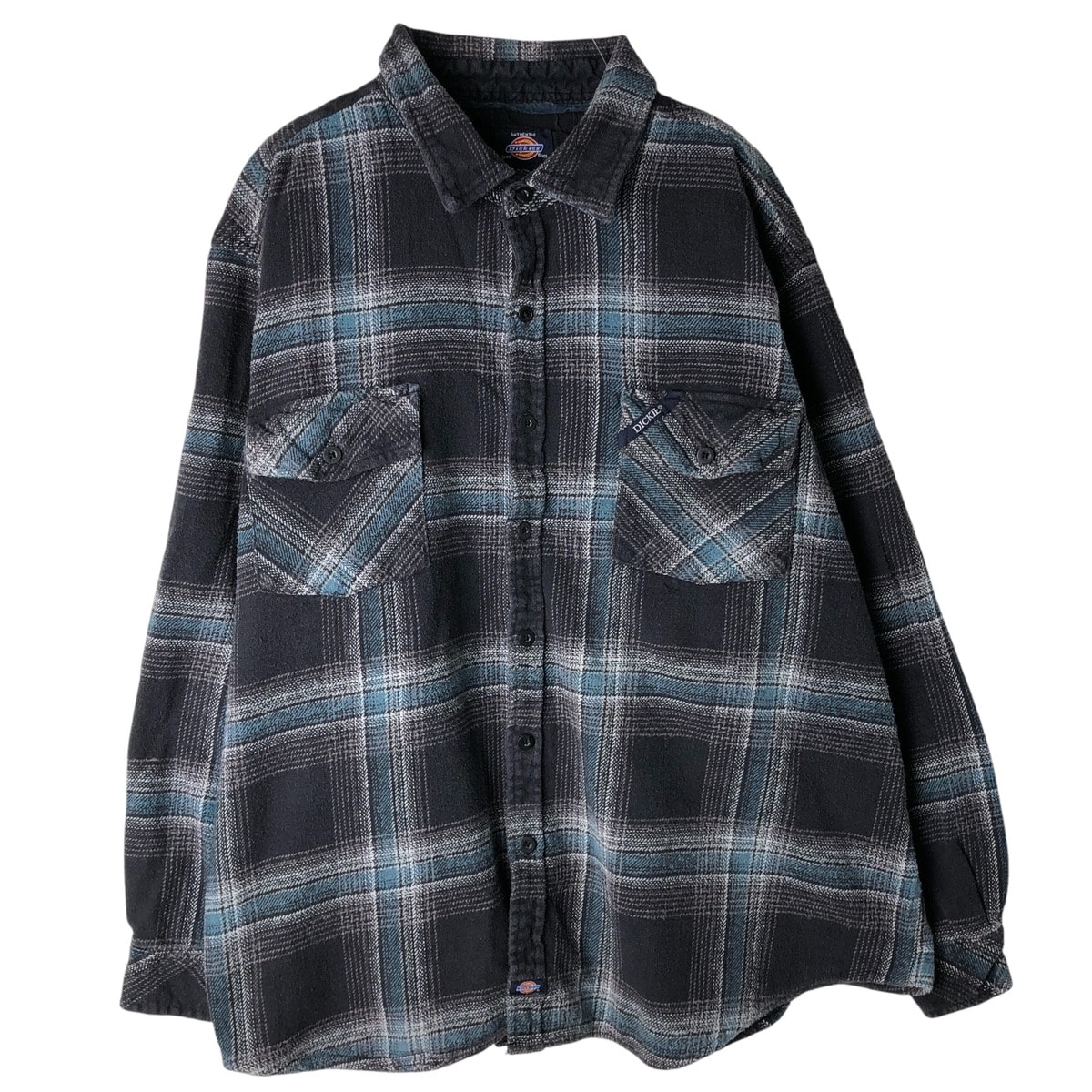 古着 ディッキーズ Dickies 長袖 フランネルチェックシャツ メンズXXXL相当/eaa459846