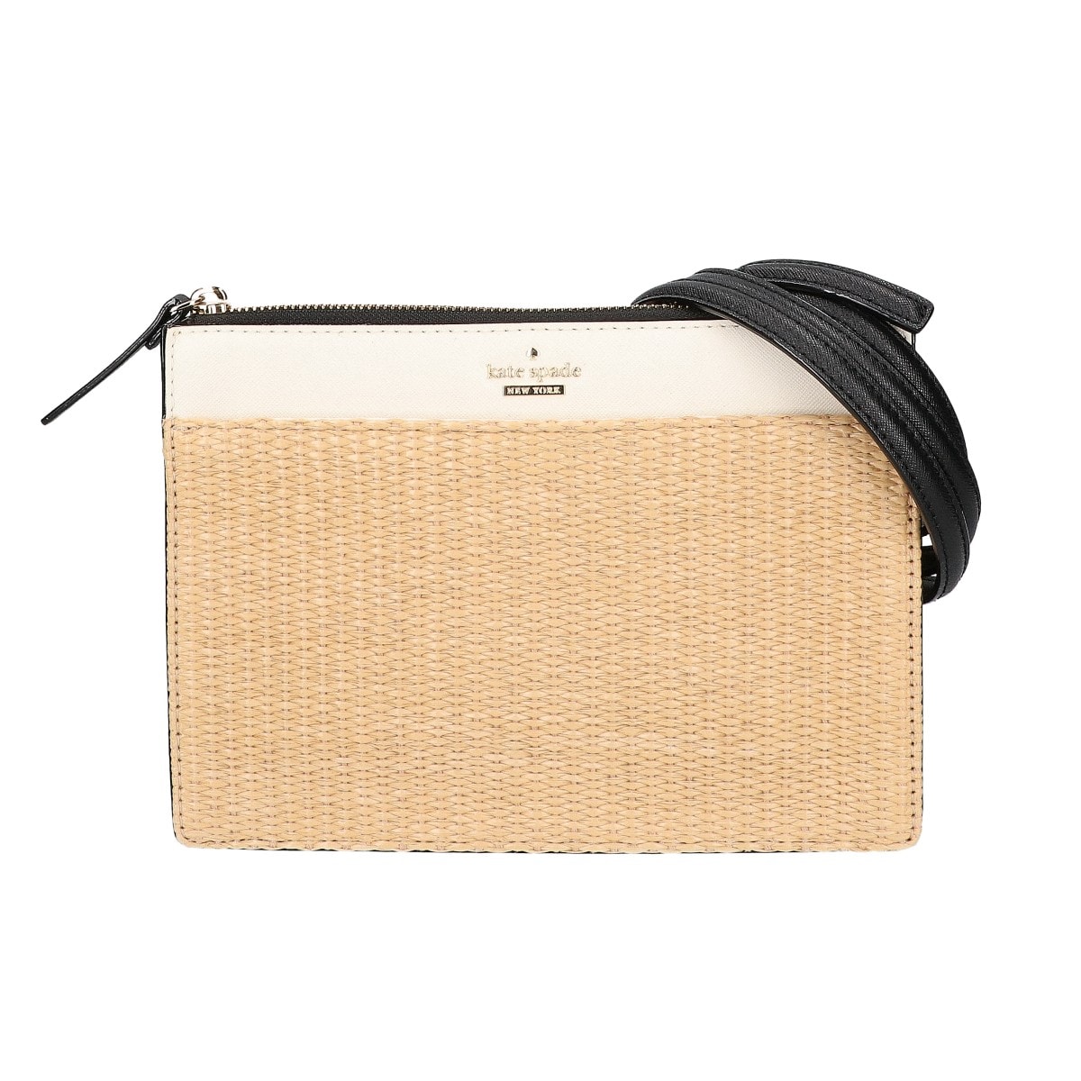 ケイトスペード 【美品】PXRU7529 Cameron Street Straw Clarise キャメロンストリート ストロー クラリス