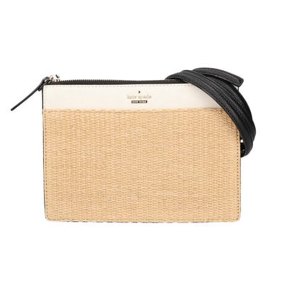 ケイトスペード 【美品】PXRU7529 Cameron Street Straw Clarise キャメロンストリート ストロー クラリス