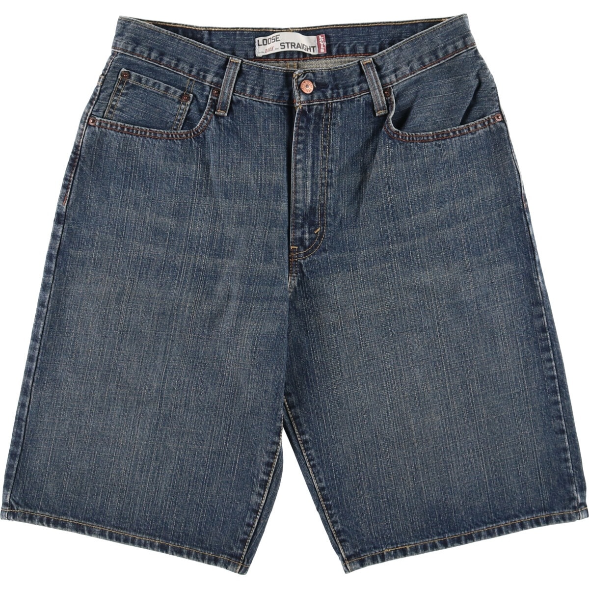 古着 リーバイス Levi's 569 LOOSE STRAIGHT デニムショーツ ハーフパンツ ジョーツ メンズw34相当/eaa568585