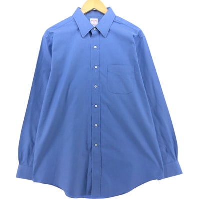 古着 ブルックスブラザーズ Brooks Brothers 346 長袖 コットンシャツ メンズL相当/eaa543581