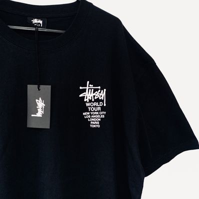 【新品未使用】ステューシー Tシャツ ワールドツアー Tee XXL