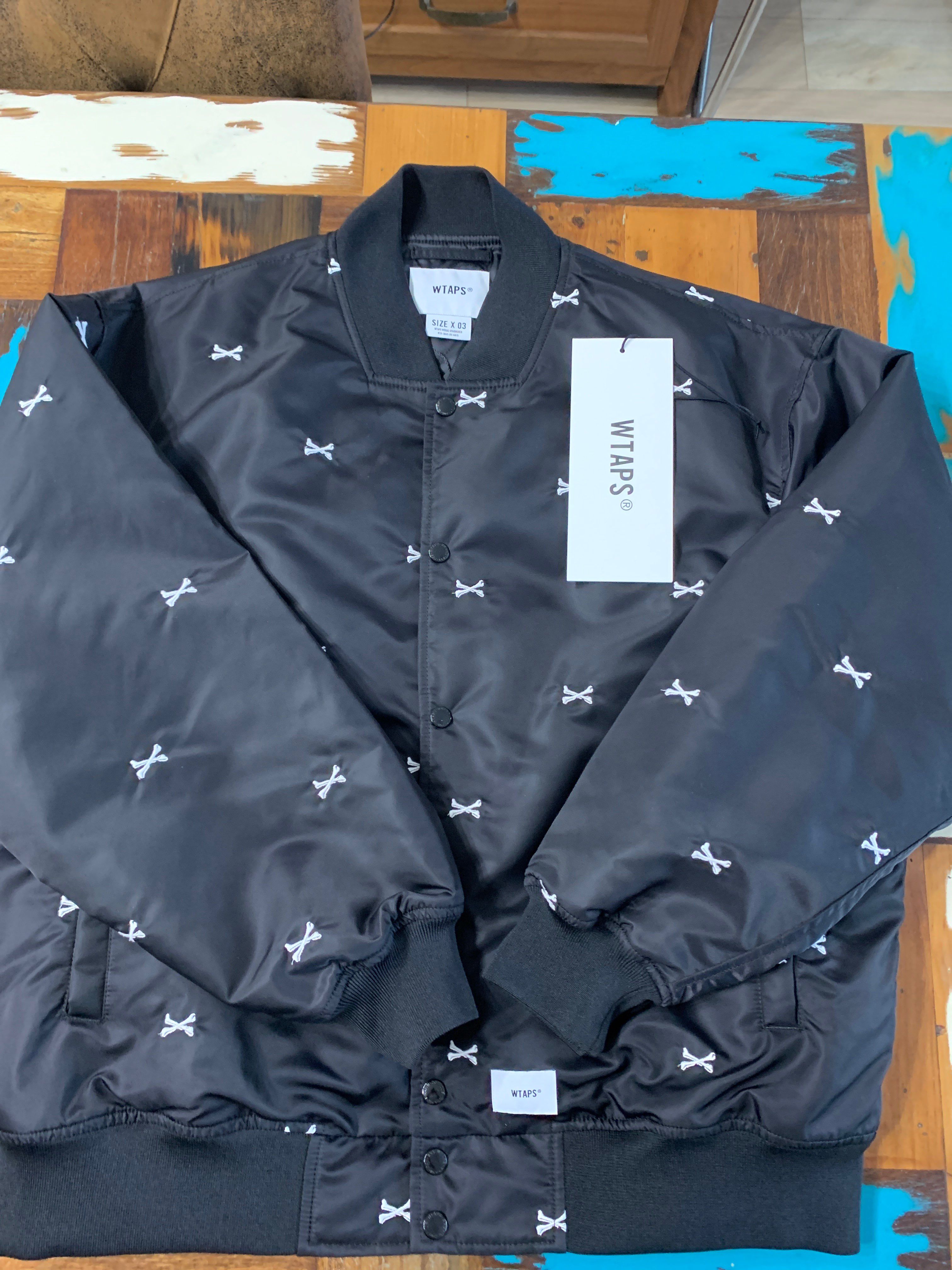 Wtaps TEAM / JACKET / NYLON. TWILL. TEXTILE "Black"