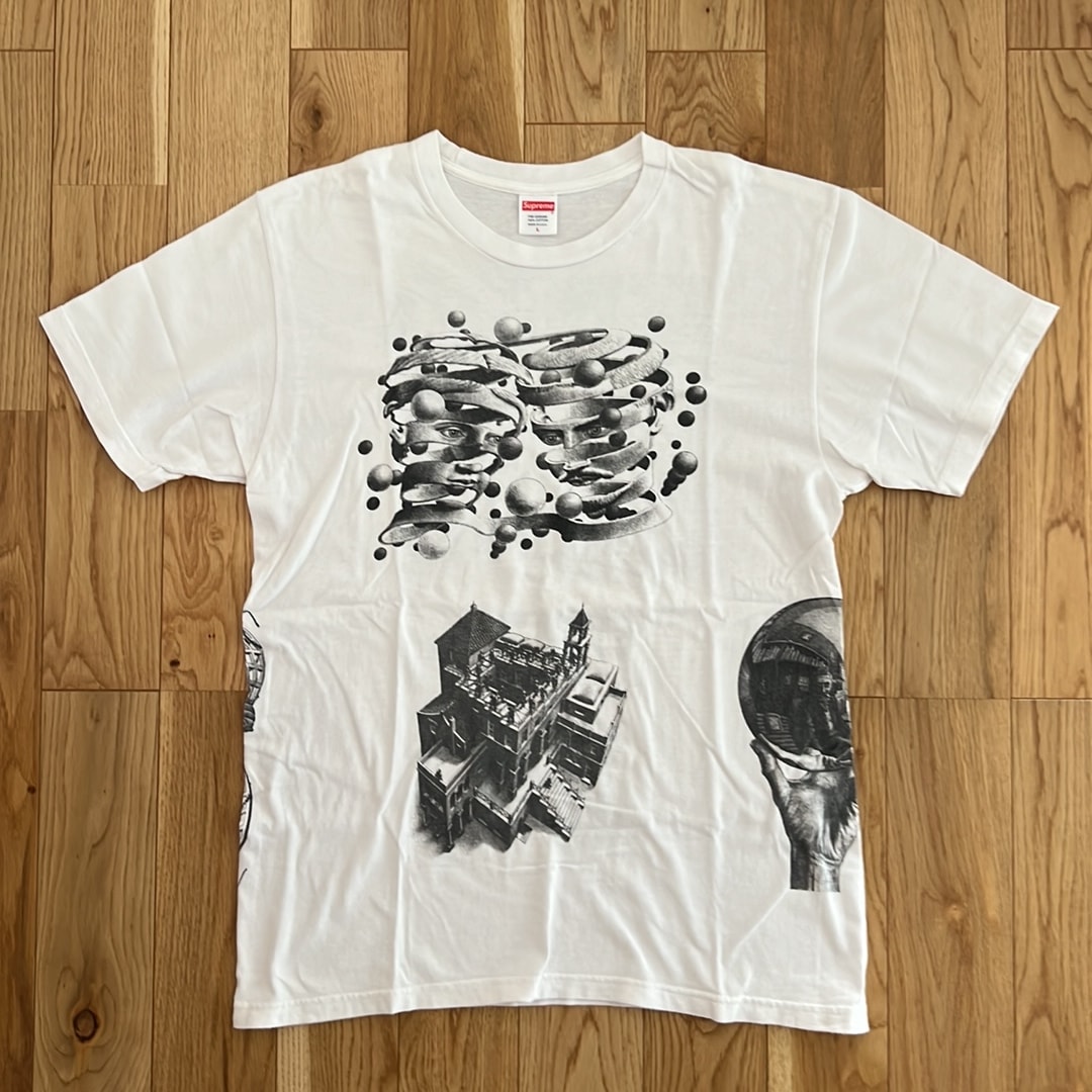 Supreme M.C. Escher Collage Tee "White"