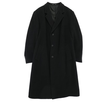 RALPH LAUREN ラルフローレン コート カシミヤ混 チェスター コート ブラック系【中古】