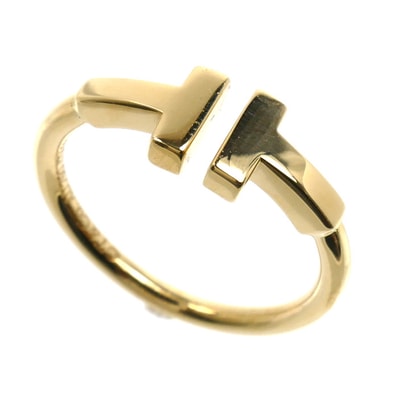 TIFFANY&Co. ティファニー K18YG イエローゴールド Tワイヤー リング・指輪 60147347 7号 2.8g レディース【中古】【美品】