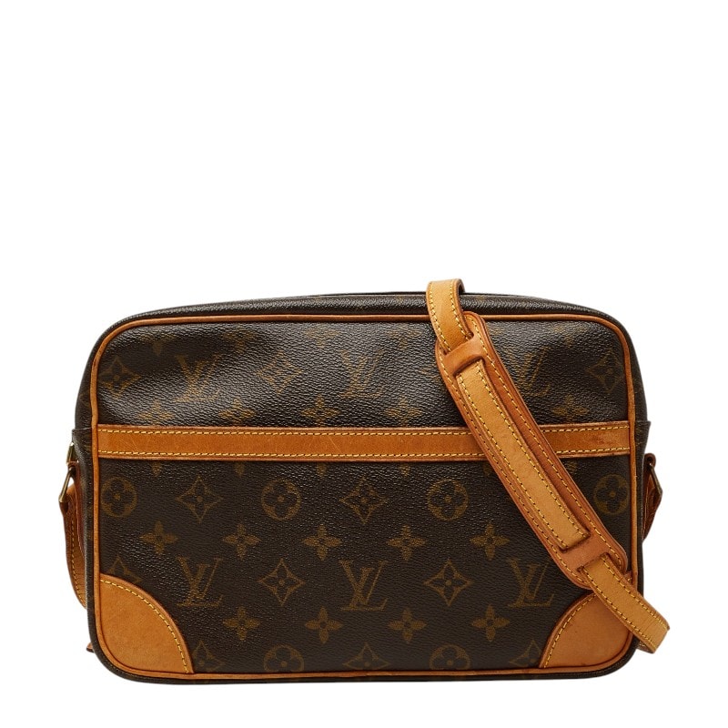 ルイ ヴィトン モノグラム トロカデロ27 斜め掛け ショルダーバッグ M51274 ブラウン PVC レザー レディース LOUIS VUITTON 【中古】