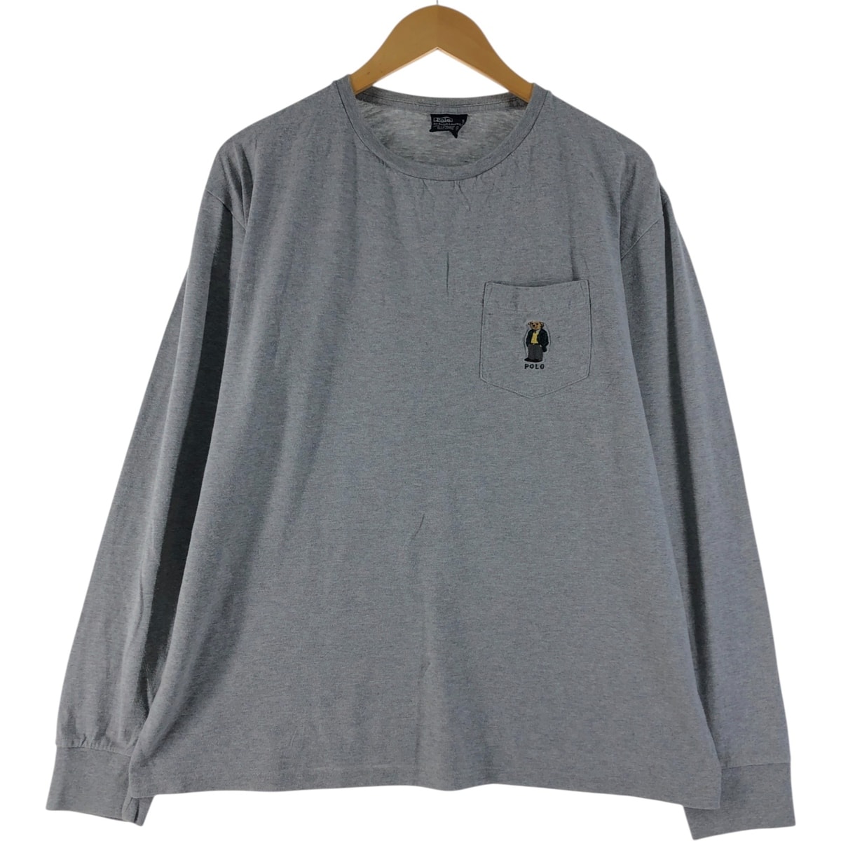 古着 ラルフローレン Ralph Lauren POLO by Ralph Lauren ロングTシャツ ロンT メンズM相当/eaa568672