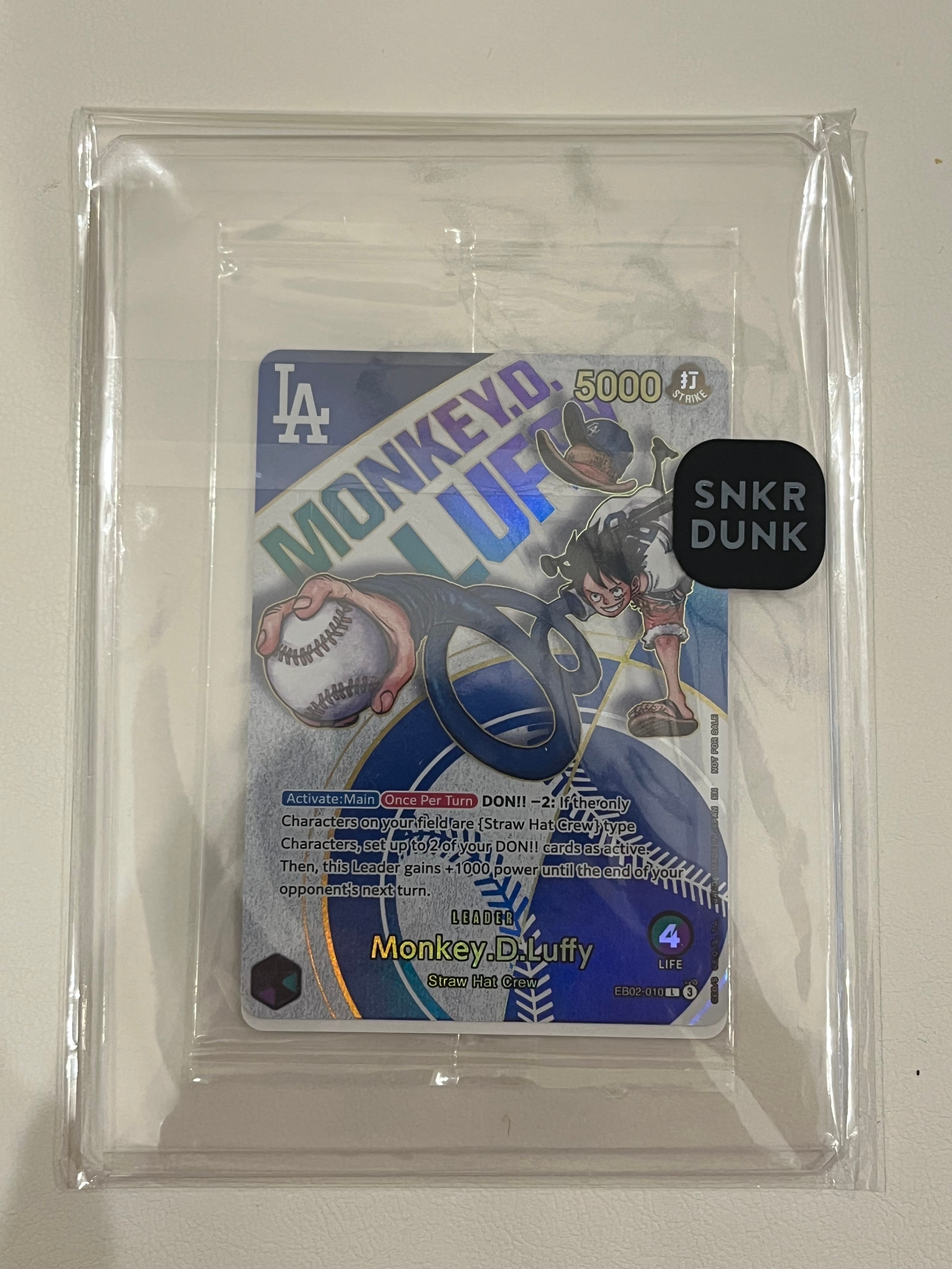 モンキー・D・ルフィ L [EB02-010]【英語版】(プロモーションカード「ワンピースカードゲーム x ロサンゼルスドジャース」)