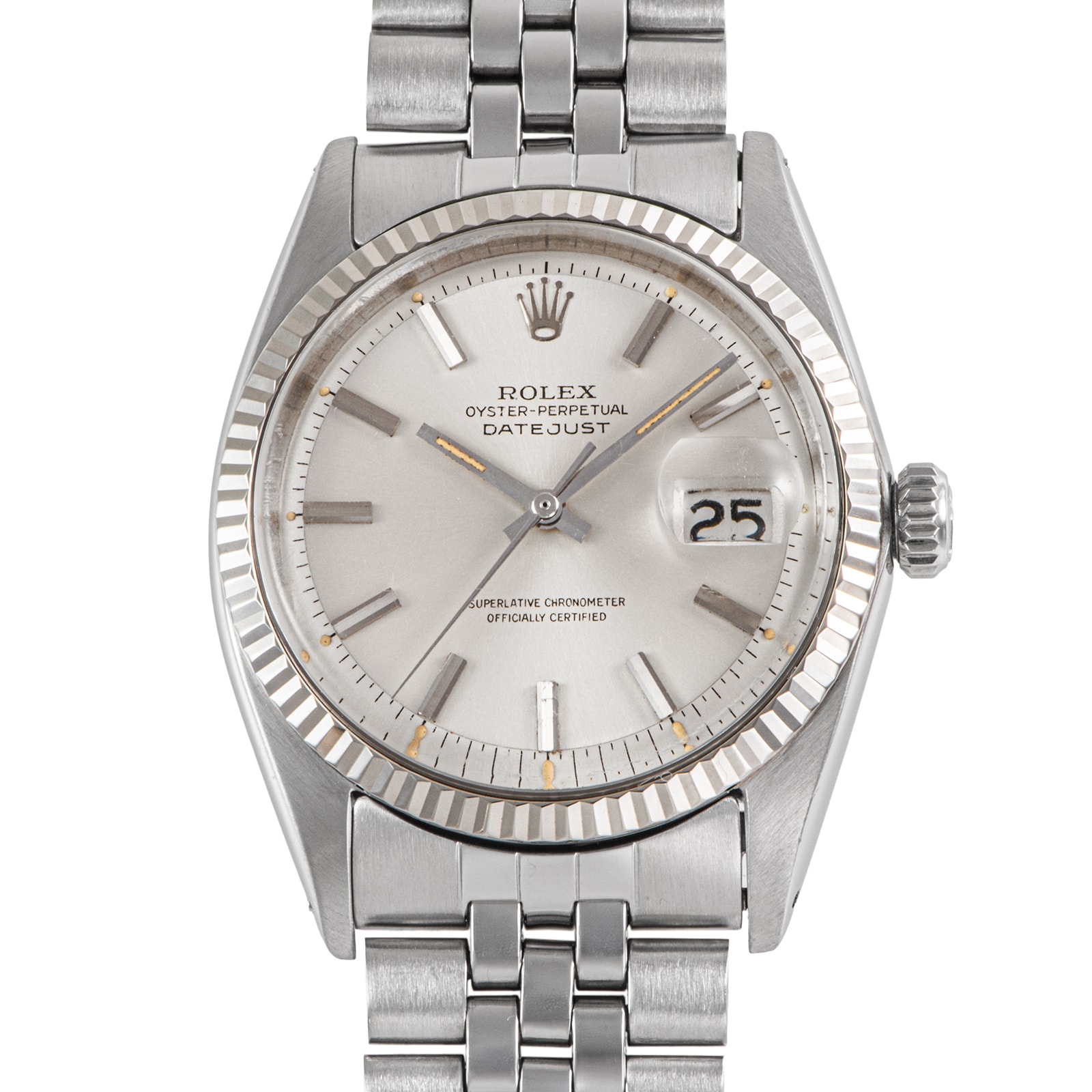 ROLEX ロレックス デイトジャスト 1601 1966年製 Tritium SS/WG【中古】