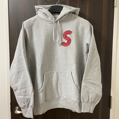 Supreme S Logo Hooded Sweatshirt "Heather Grey" (20FW)
