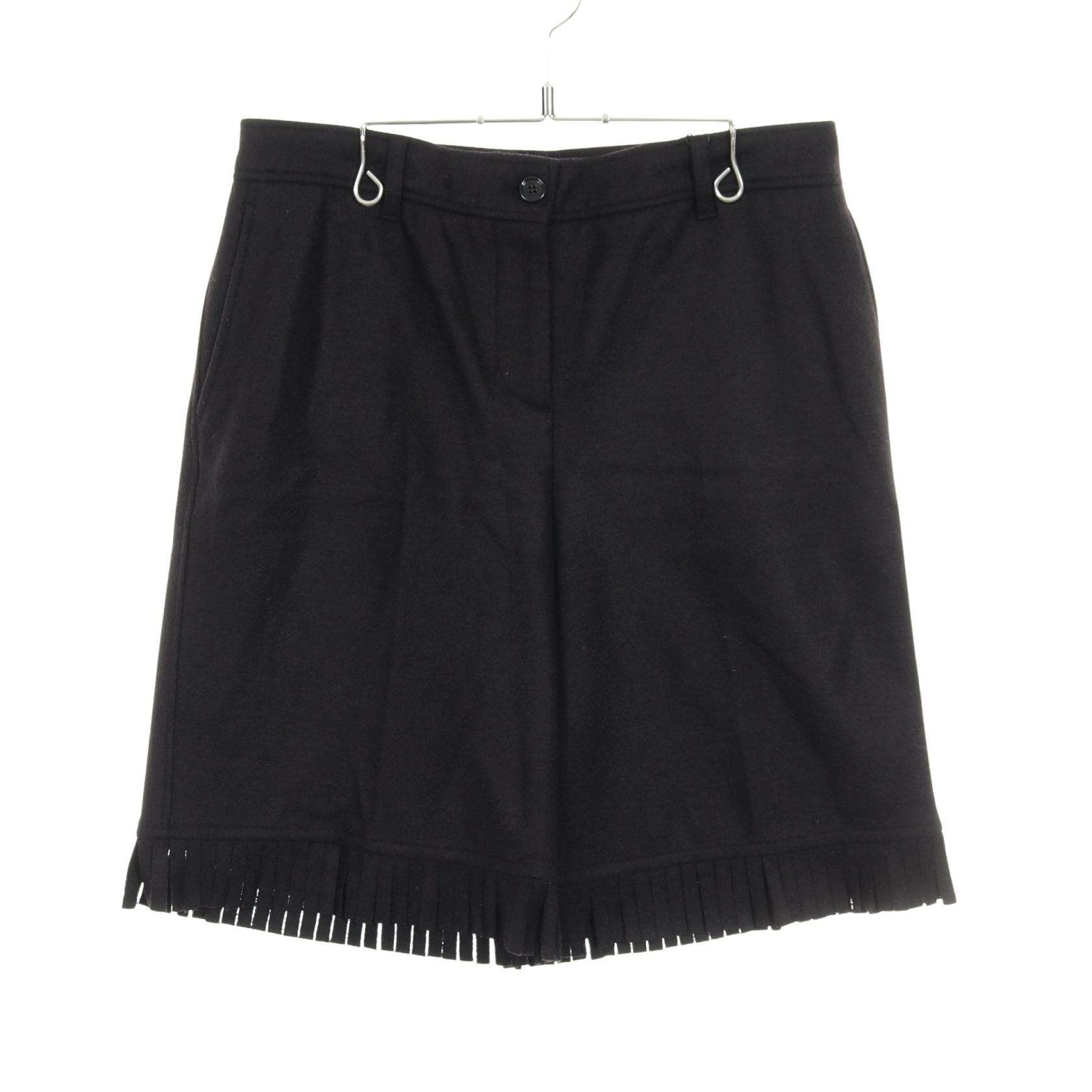 バーバリー BURBERRY ハーフ パンツ 衣料品 ボトムス ウール レディース ブラック系 【中古】