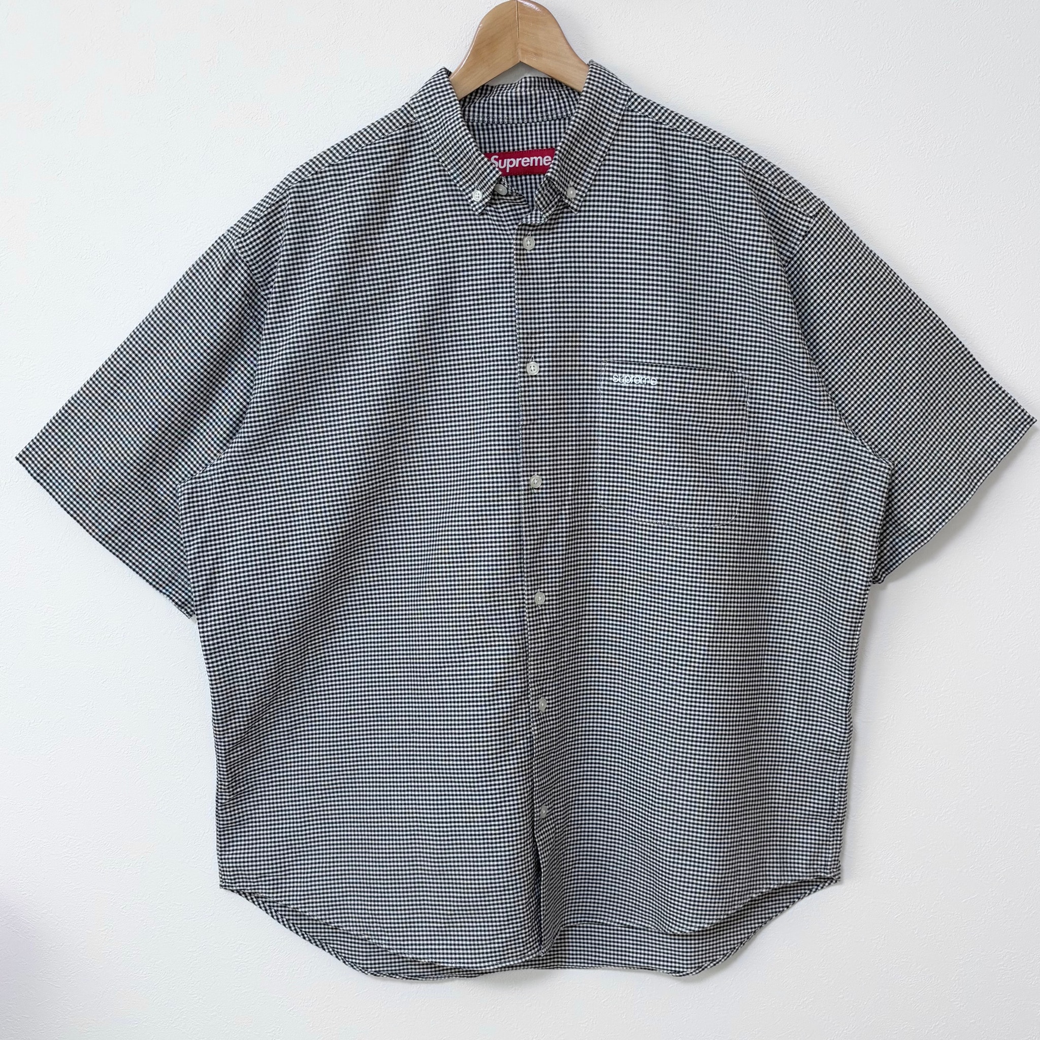Supreme Loose Fit S/S Oxford Shirt "Gingham" (24SS)