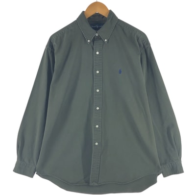 古着 ラルフローレン Ralph Lauren BLAKE 長袖 ボタンダウンシャツ メンズL相当/eaa526254