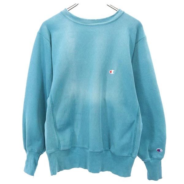 Champion チャンピオン 90s USA製 長袖 REVERSE WEAVE スウェット M グリーン系 裏起毛