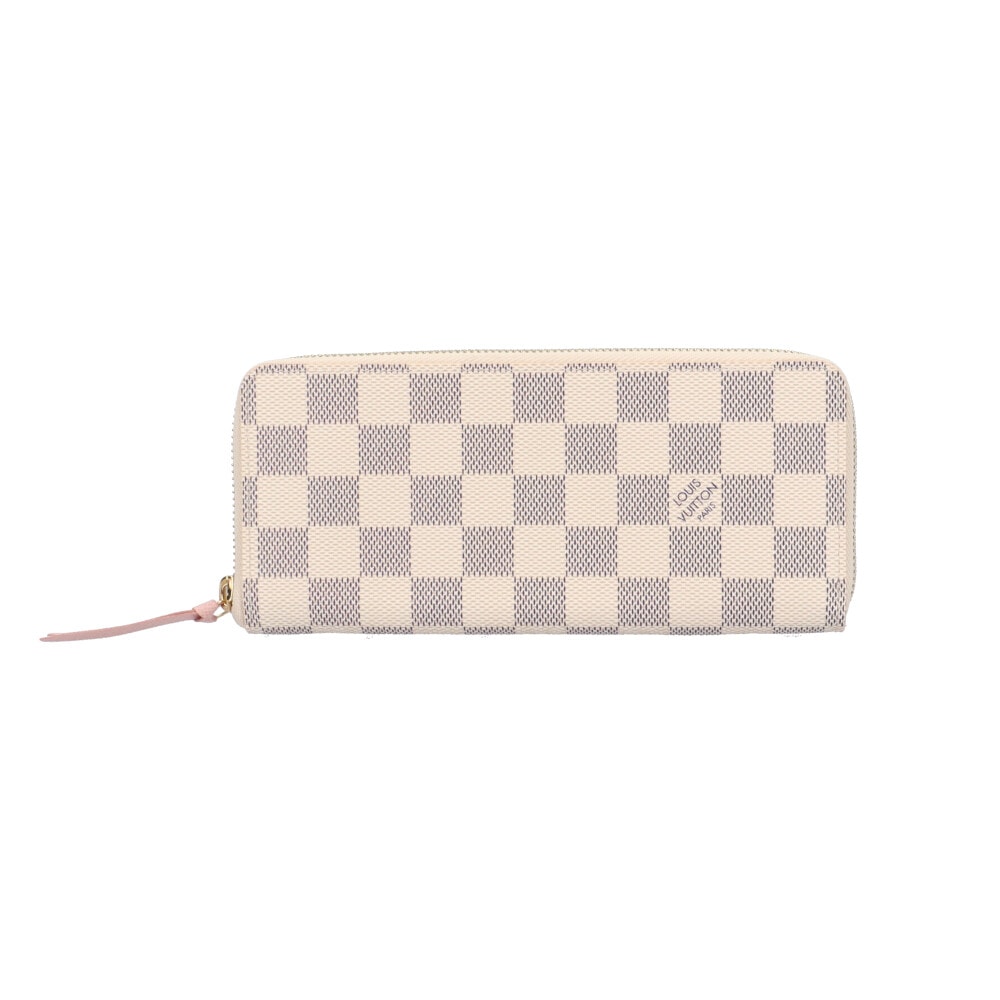 ルイヴィトン ポルトフォイユ クレマンス ダミエアズール 長財布 ダミエアズールキャンバス N61264 レディース LOUIS VUITTON 中古