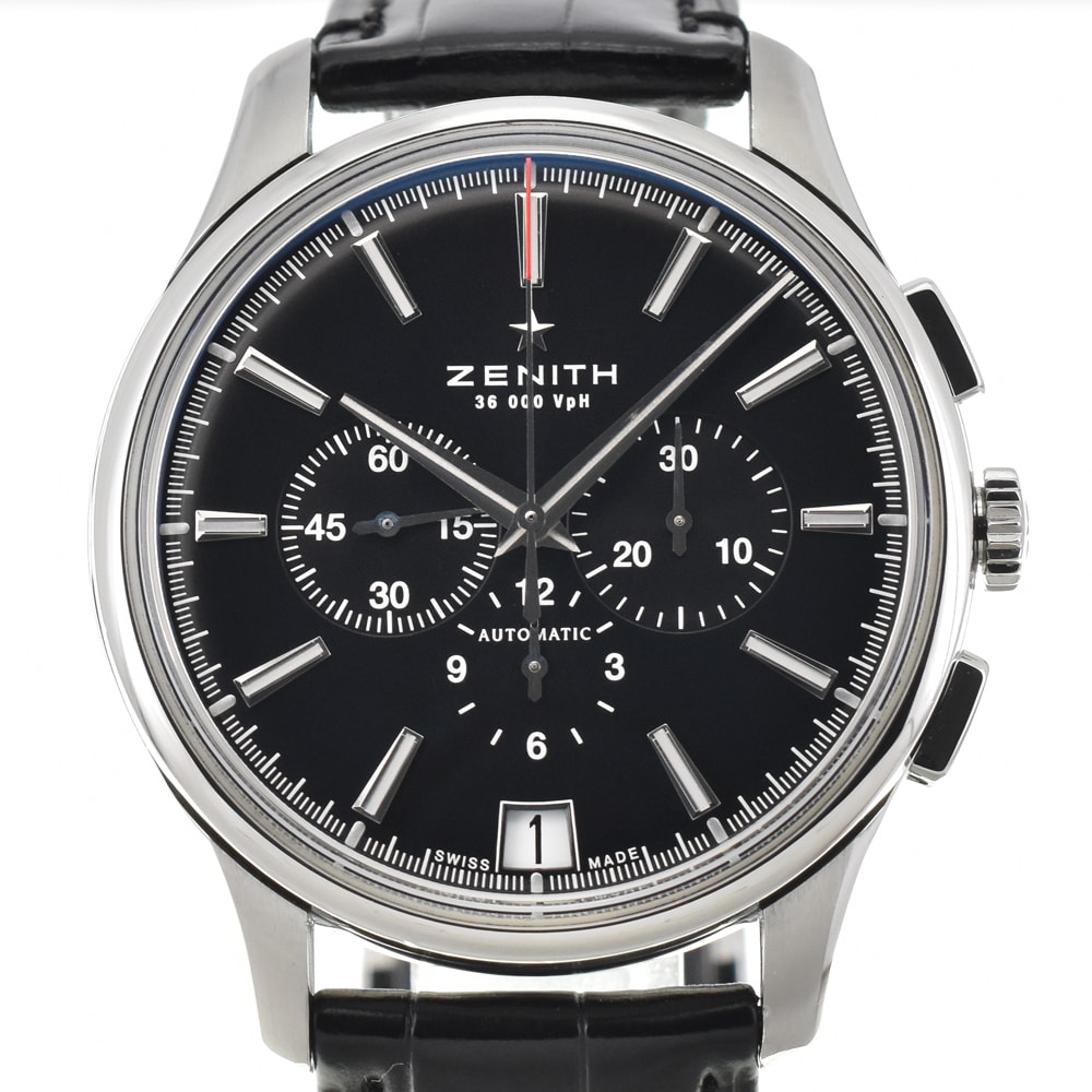 ゼニス ZENITH 03.2110.400 キャプテン エルプリメロ 自動巻き メンズ 良品 箱付き D#144776