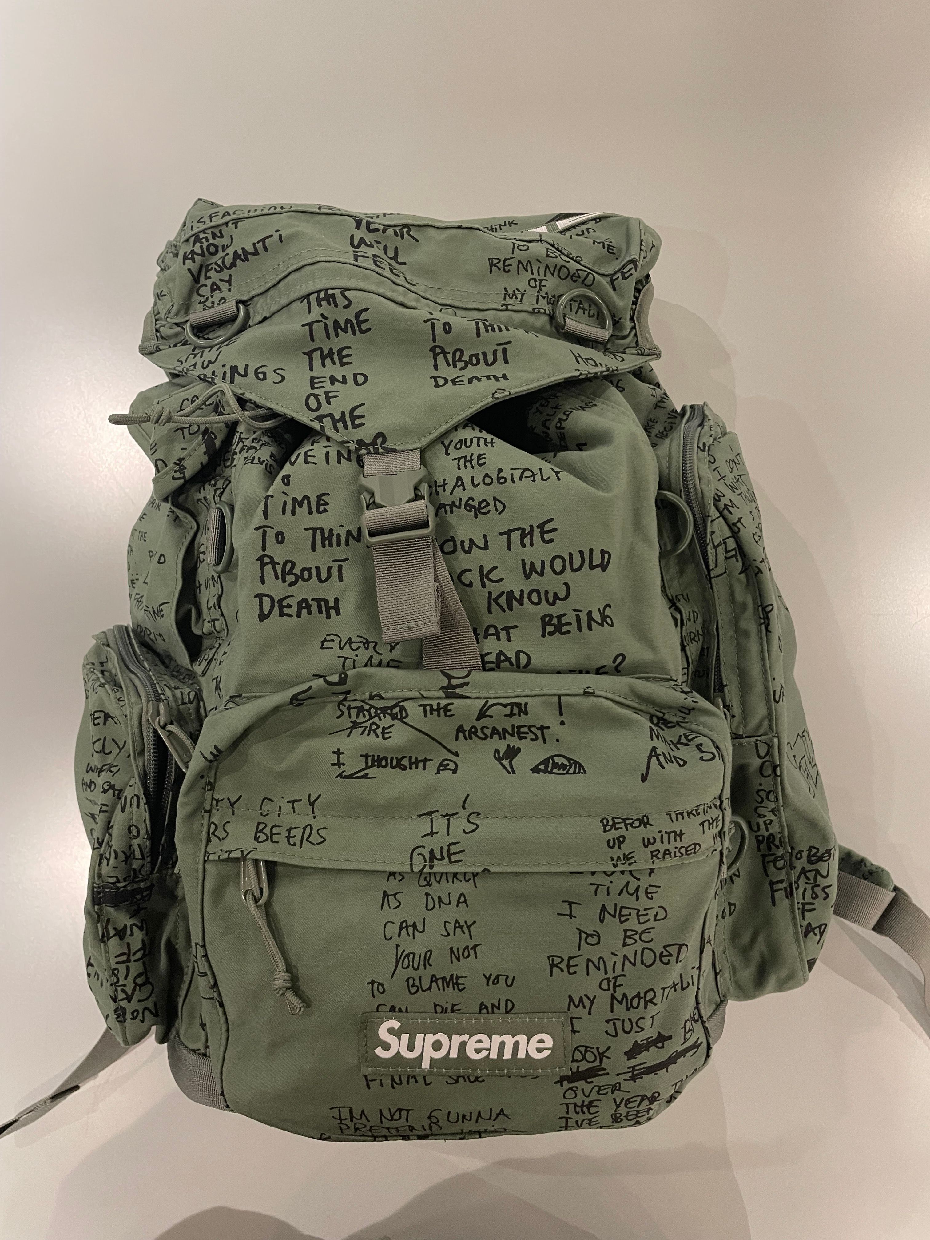 Supreme Field Backpack "Olive Gonz" (23SS)