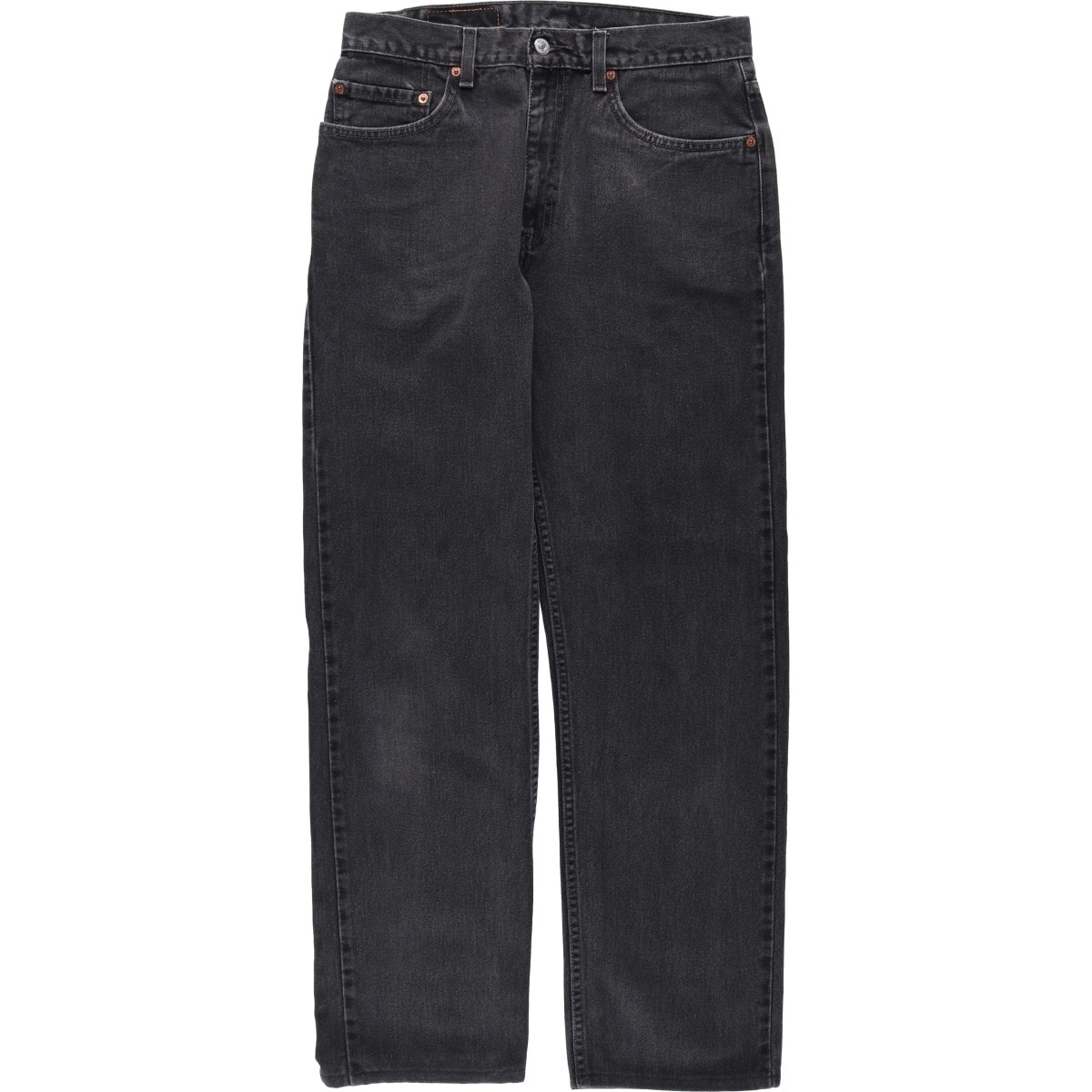 古着 00年代 リーバイス Levi's 505 REGULAR FIT STRAIGHT LEG ブラックデニム テーパードデニムパンツ メンズw32相当/eaa663677