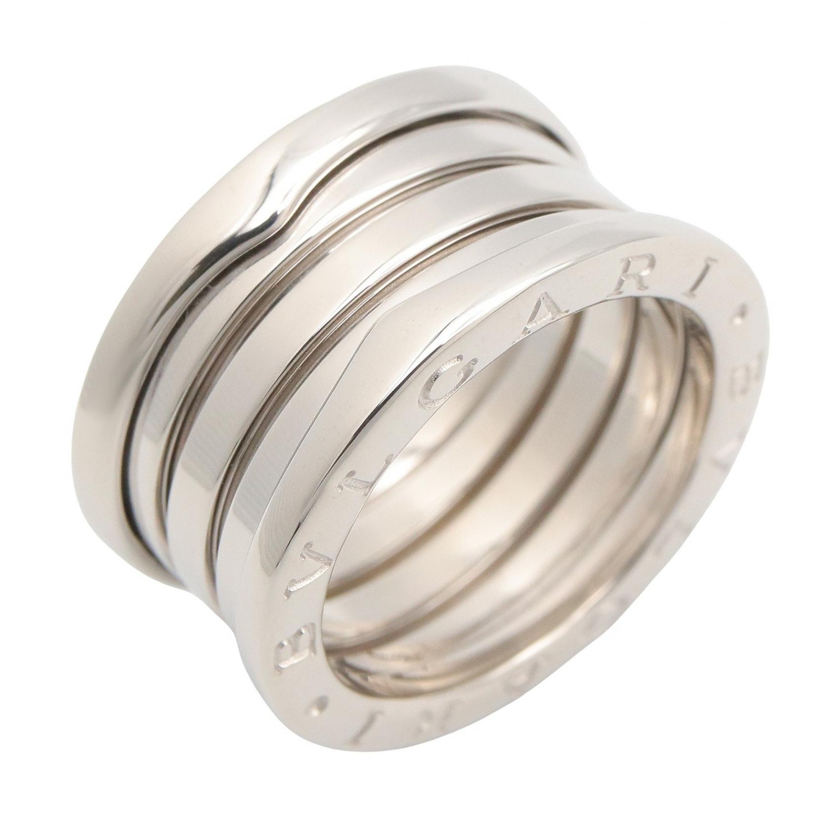 ブルガリ BVLGARI B-zero1 リング 4バンド リング・指輪 ジュエリー K18WG(ホワイトゴールド) メンズ レディース シルバー系 346594 【中古】