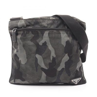 プラダ PRADA ショルダーバッグ バッグ ナイロン レディース グリーン系 / マルチカラー 【中古】