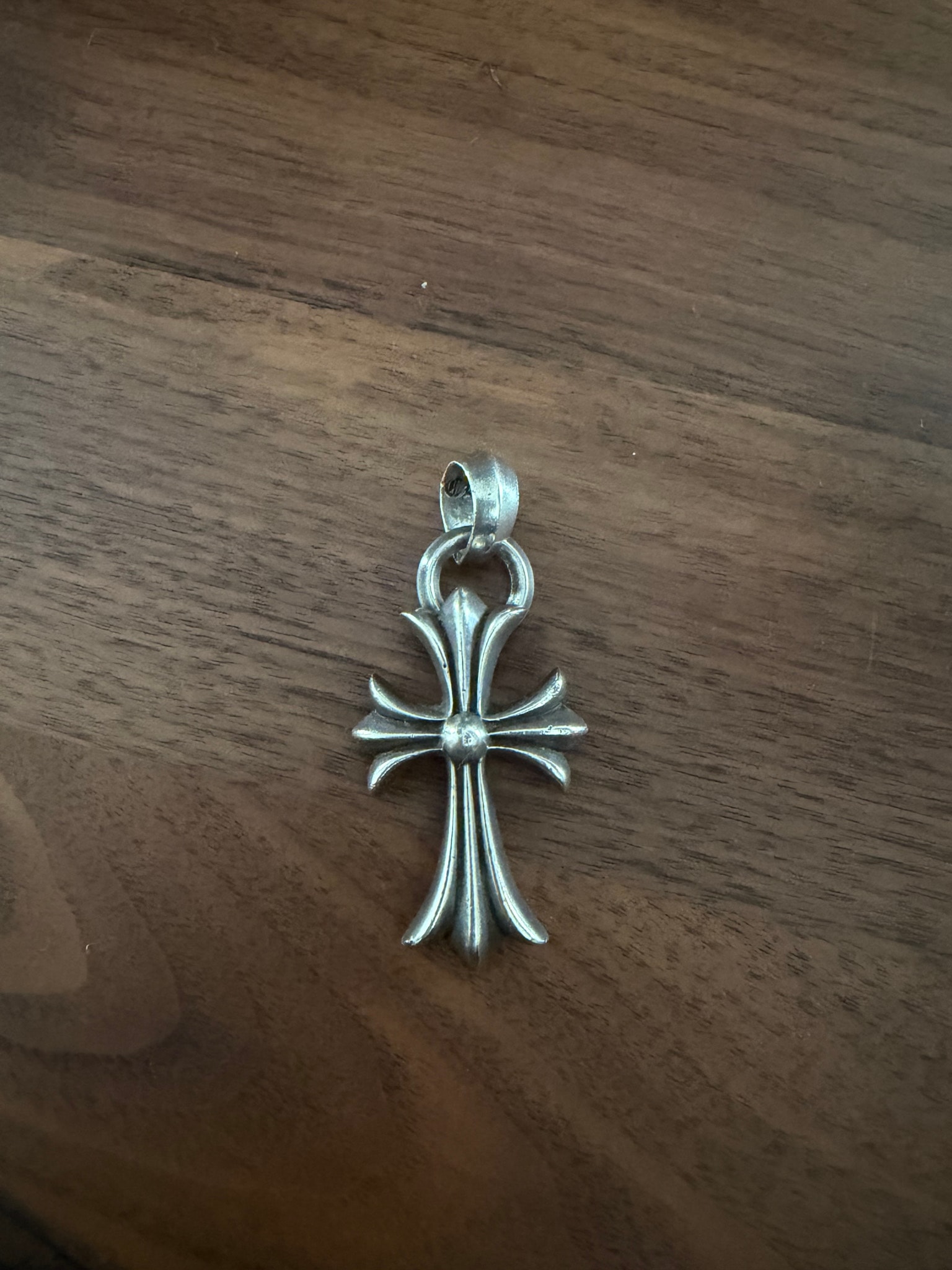 Chrome Hearts CH Cross Small W Bale "Silver"
