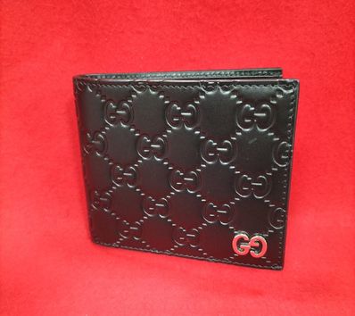 GUCCI Signature Coin Wallet "Black"